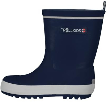 Trollkids Kids Lysefjord Rubber Boots 32, navy