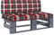 vidaXL Kiefernholz Grau Imprägniert Garten Mittelsofa Modular Palettensofa Lounge Sofa Einzelsofa Palettenmöbel Gartensofa Gartenmöbel