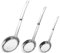 Hvanam Sieve Fine Mesh Strainer Set Stainless Steel Metal Flat Cooking Skimmer Ladle Colander With Handle Food Strainer Kitchen Tools For Kitchen Baking Oil Filter Flour Sifter Foam,L M Small 3Pack