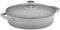 Kela 12611 Roaster with Lid, Cast Iron, Enamel Coating, High Heat Retention, Suitable for Induction, 3.2 L, Grey, Round, Calido Range