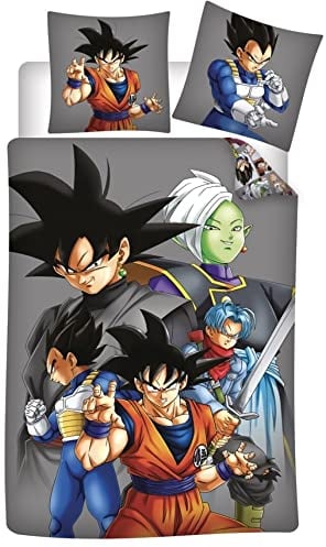 New Import FUNDA NORDICA ALGODÓN 140 * 200 Dragon Ball 100% Algodon 140 * 200CM 1 FUNDA DE ALMOHADA DE 65 * 65CM