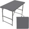 Rainberg 4ft Heavy Duty Folding Table, Tabletop & Sturdy Metal Frame, Foldable Table with Handle, Waterproof, Portable, & Easy Assembly, Ideal for Parties, BBQ, Camping, Beach, Indoor & Outdoor Use