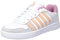 K-Swiss Damen Court Palisades Sneaker, WHT/APRICOT/FXGLVE, 36 EU