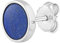 cai Herren Single-Ohrstecker 925/- Sterling Silber 0,9cm Glänzend Lapislazuli weiß 132220565