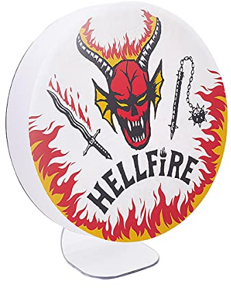 Stranger Things Hellfire Club Logo Light Merchandise – Wandhalterung oder freistehend
