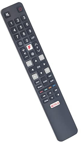 VINABTY Telecomando sostitutivo RC802N YUI5 Sub RC802NU1 RC802N4 Adatta per TCL 4K TV Android TV 50C715K 75C728K 65C728K 55C728K 65P735K 55P735K 50P735K 43P735K 75P615K 65P615K 55P615K 50P615K