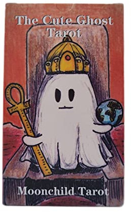Neu The Cute Ghost Tarot - Der niedliche Geist Tarot - 78 Blatt - 12x7cm - Unisex - Ab 14 Jahren