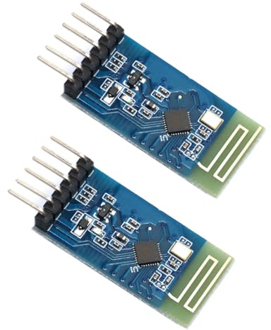 Hailege 2pcs JDY-33 SPP3.0+BLE4.2 Bluetooth Modul Dual Mode SPP-C SPP Bluetooth Modul Slave Bluetooth 3.0 (PIN)
