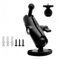 25mm to 17mm Ball Adapter with Extension Rod for Car Phone Holder, Drill Mount Ball Plate Base Meets Industry Standard AMPS Hole Pattern,Compatible with Insta360 OneX4 X3, X2, X Garmin GPS