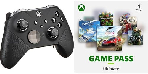 Xbox Elite Wireless Controller Series 2 - Black + Game Pass Ultimate 1 M