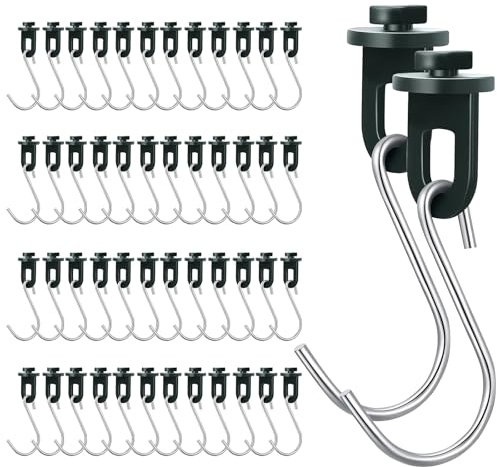 OurLeeme 50 pcs Gewächshausclips and Haken, Stabile Pflanzenhalter Gewächshaus Clips Gewächshaus Zubehör Pflanzenhalter aufhängevorrichtungen Aufhängevorrichtungen für Ihr Gewächshaus und Paradies