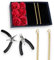 Permanent Armband-Set | Permanent Armbänder 925 Sterling Silber & 14K Vergoldet | Armbänder für Paare | Permanent bracelet | Einzigartige personalisierte Armbänder zum Selbermachen (Gold)