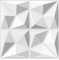 FIVMEN 3D Wandpaneele 50x50cm PVC Tapete Wandverkleidung Deckenplatten Wasserfest Hitzebeständig Gaming Zimmer Deko Wand Deko 12 Stück 3 m², S206