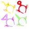BEZHGOC Lot de 4 bandeaux Teletubbies de dessin animé - Bandeau mignon pour cheveux - Décorations de fête d'anniversaire - Accessoires de cheveux pour enfants et adultes