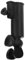 YMDXONE Golf Trolley Umbrella Holder, Adjustable Mount, for caddytek model like CADDYCRUISER ONE, EZ, ONE-S, EXPLORER, Black