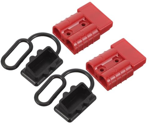 PRETYZOOM 50A Connettore Potenza Copertura Protettiva Spina Rapida per Muletti e Dispositivi Elettrici Rosso