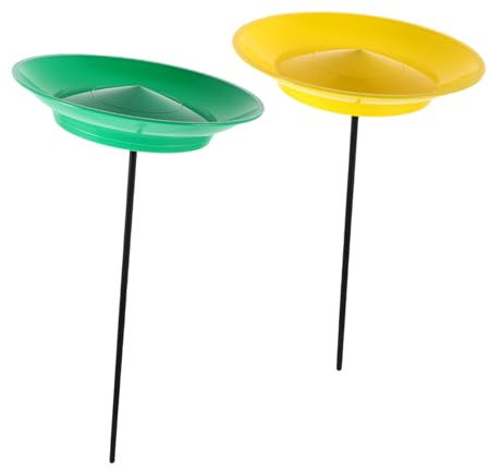 PERSELOSO 2piezas Malabares con Platos Giratorios y Palos Set De Habilidad para De Circo y Entretenimiento Fiestas
