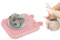 YESTAIM Töpferset Kinder Mini Elektrisch Rosa Hasenform Töpferscheibe Mit Töpferton Farbtopf Schürze DIY Töpfern Bastelset Geschenke Für Anfänger Kinder ab 3 Jahren Geeignet Mädchen Jungen