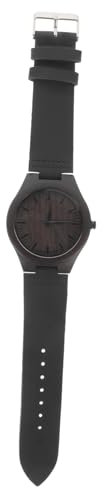 BESPORTBLE Reloj De Madera para Hombre Reloj De Cuarzo Casual con Correa De Diseño Elegante y para Papá y