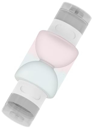 Xmccvt Travel Size Containers,Refillable Squeezable Tubes - Travel Shampoo and Conditioner Bottles - for Mouthwash Lotion Sunscreen Hair Gel Creams Body Wash