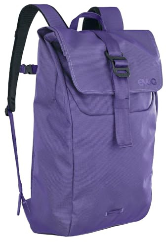 EVOC DUFFLE BACKPACK 16 l & 26 l Rucksack für den Alltag und für Unterwegs (wasserfest, 100% PVC-frei, Deckel mit Aluminium-Hakenverschluss, Seitenfach für Laptop, abnehmbarer Brustgurt)