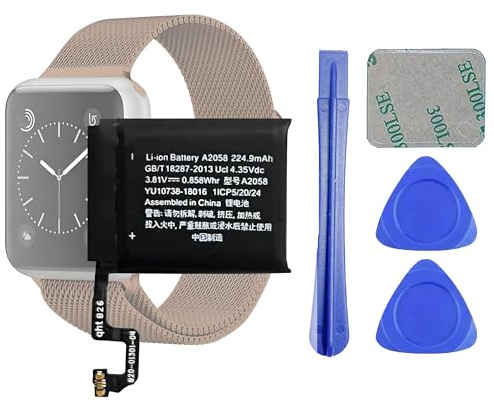 VUXYIT A2058 compatible con Apple Watch Series 4 40 mm batería de repuesto para A1975, A1976, A2007, A2008 con juego de herramientas de reparación