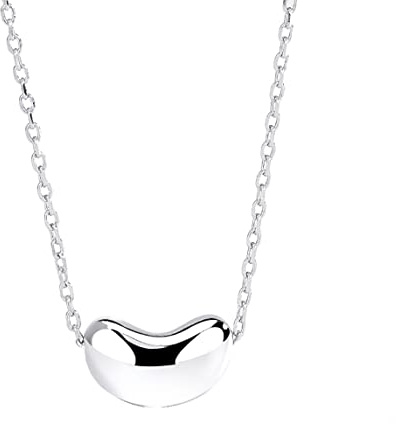 Ciondoli di collane di Fagioli in Argento Sterling 925 per Donne Gioielli in Argento Sterling