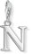 Thomas Sabo Damen Charm-Anhänger N Buchstabe Charm Club 925 Sterling Silber 0188-001-12