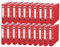Leitz Qualitäts-Ordner 180° Plastik, 20er Pack, A4, Schmal, Rot, 5,2 cm Rückenbreite, PP-laminierter Einband, 10155025, 50mm