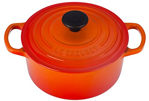 Le Creuset Signature Enameled Cast-Iron 9-Quart Round French (Dutch) Oven, Flame