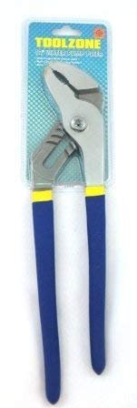 Toolzone 12in Satin Water Pump Pliers Rough Dippe