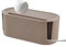 Kabelmanagement-Box,Staubdichte Kabelmanagementbox mit großer Kapazität | Haushaltskabel-Organizer-Box zum Verstecken und Verbergen von Steckdosenleisten, Kabelmanagement-Lösung Braun