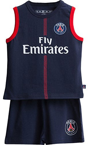 Paris Saint-Germain Set mit T-Shirt und Shorts, offizielle Kollektion, Kindergröße, für Jungen 36 Monate blau