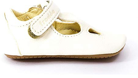 Froddo Leder Babyschuhe Hausschuhe Gummisohle Katzenaugen (24, weiss)