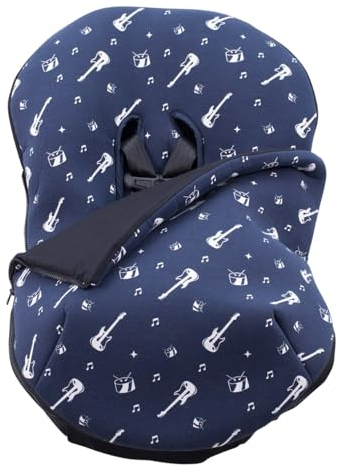 JYOKO KIDS Universal Winterfußsack für Babyschale Babyschale (Baumwolle, Rock Hero)