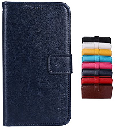 SHIEID Coque pour ASUS Zenfone Max Pro M1 ZB602KL Étui Porte-Monnaie Housse Housse Soft Housse pour Smartphone pour ASUS Zenfone Max Pro M1 ZB602KL (Bleu foncé)