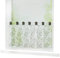 Joyswahl Scheibengardine Voile Bistrogardine »Celilie« mit Blätter Muster Transparente Gardine Stores HxB 30x90cm Grau 1er Pack