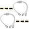 CESFONJER 1 zu 2 LED Verteiler Verbinder Kabel, LED 4 Pin Splitter, für 4pin LED Strips SMD 5050 3528 2835 LED Streifen Connector, LED Zubehör (2Stück/Packung)