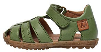 NATURINO SEE-Sandalias de piel semicerradas, Verde 31