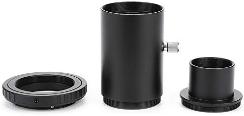 Telescope Extension Tube, 1.25inch Aluminum Alloy Telescope Extension Tube M42 Thread T-Mount Adapter T2 Ring for Camera