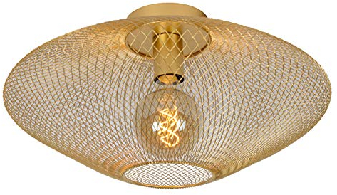 LUCIDE MESH - Deckenleuchte - Ø 45 cm - 1xE27 - Mattes Gold/Messing