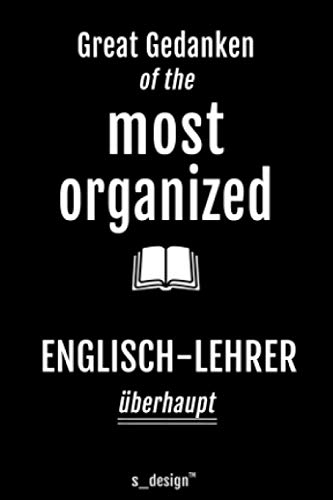 Notizbuch für Englisch-Lehrer: Originelle Geschenk-Idee [120 Seiten kariertes DIN A6 blanko Papier]