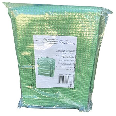 4 Tier Extra Wide Reinforced Replacement Greenhouse Cover