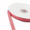 45m Karoband Schleifenband Geschenkband Vichy Bauernkaro Bänder zum Basteln,Stoffband Dekoband Bögen für Weihnachten Hochzeit Valentinstag Taufe Geburtstags Party Geschenk Verpackung,10mm Rot