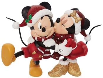 Disney Showcase Collection Holiday Mickey & Minnie Figurine