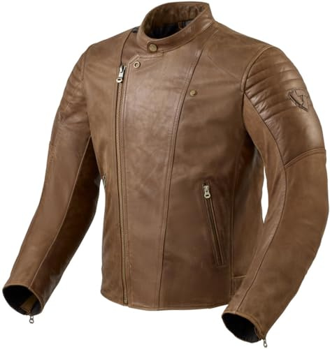 REV'IT! Revit Surgent Motorrad Lederjacke, braun, 54