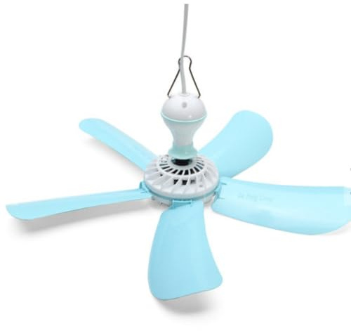 OISE ART STORE Trade Shop – Deckenventilator mit 5 Flügeln, mit Ring zum Einschalten
