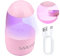 Saviland Lampe U V Ongles Gel, 24W Séchage Ultra Rapide Lampe LED Professionnel, Précis, Efficace Séchoir à Ongles Portable pour Nail Art, Vernis Semi Permanent, Gummy Base Pose American (Rose)