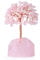 XIANNVXI Rose Quartz Tree Pink Crystal Tree of Life Ornament Reiki Healing Money Tree Pink Room Decor Desk Ornament