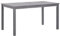 INLIFE Gartentisch Grau 140x80x74 cm Massivholz Akazie,18.2kg,311849